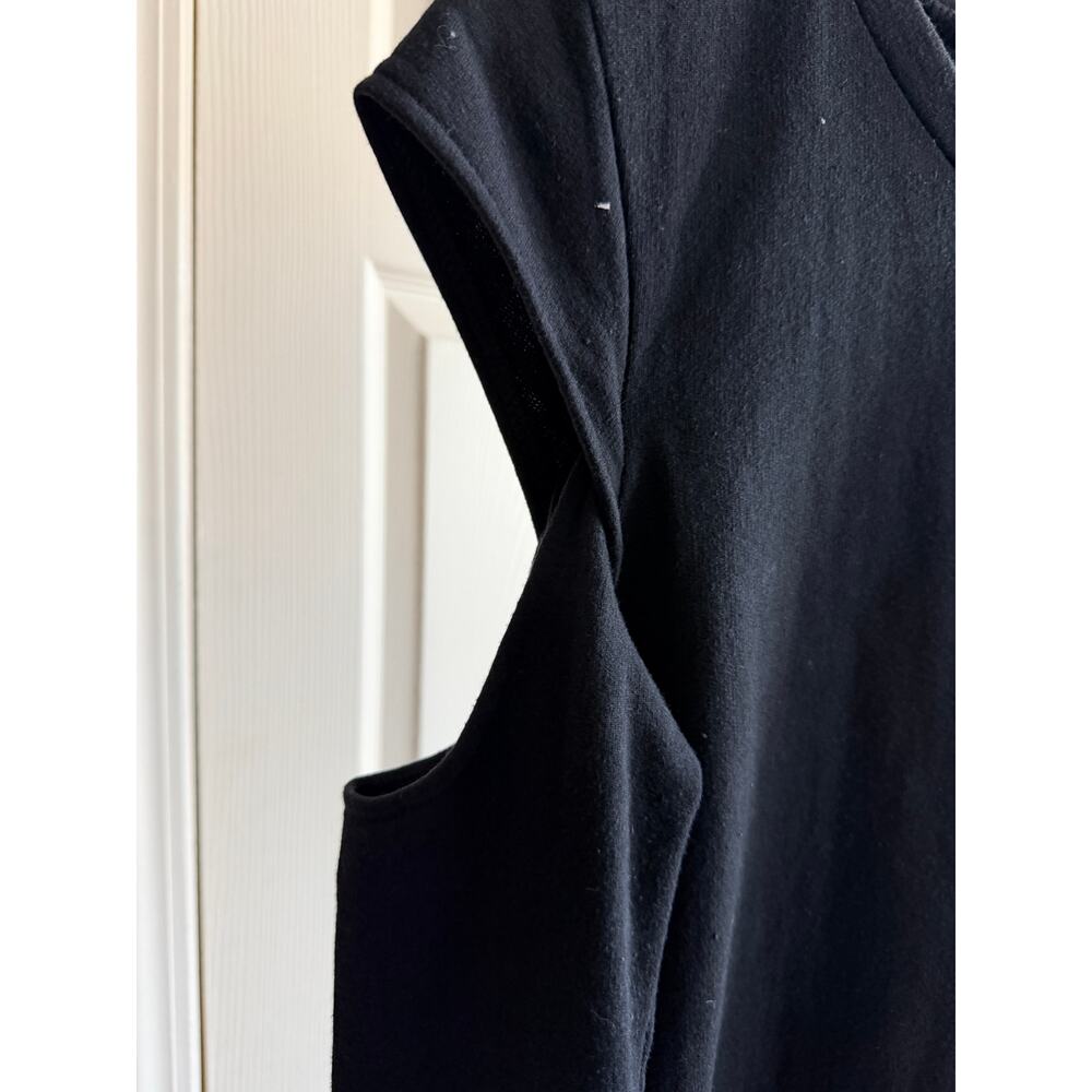 Zenana outfitters sweatshirt dress cut out arms black S/M - Picture 3 of 7